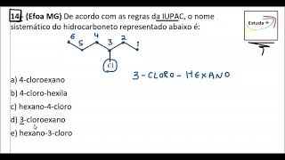 De acordo com as regras da IUPAC o nome sistemático do hidrocarboneto representado abaixo é [upl. by Eugine94]