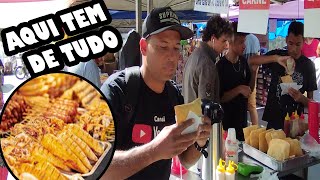 COMIDA DE RUA NA FEIRA DE NOVA SERRANA MG FIQUEI ABISMADO COM ESSA FEIRA [upl. by Strep983]