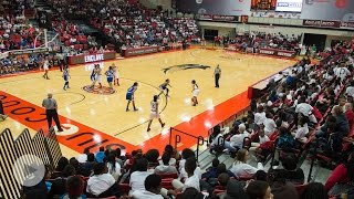 SIUE Athletics Hosts 3100 MetroEast Students for Womens Basketball Game [upl. by Llejk930]