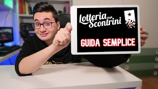 LOTTERIA DEGLI SCONTRINI  Come funziona e come partecipare Guida semplice [upl. by Enyalahs]