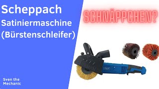 Scheppach Satiniermaschine [upl. by Art]