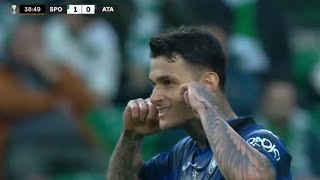 Sporting Lisbon vs Atalanta 11 Gianluca Scamacca goal earn draw  Europa League Match Reaction [upl. by Pomfret840]