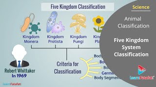 Animal Classification Class 10 SSC Science  Five Kingdom System Classification [upl. by Miki]