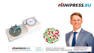 Labortabletten oder Kapseldickenanalysator HD02 Minipressru [upl. by Nayllij]