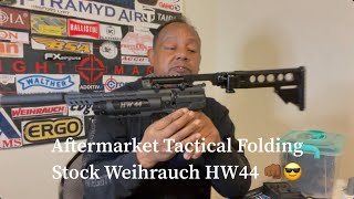 Weihrauch HW44 Aftermarket Tactical Folding Stock weihrauch weihrauchhw44 [upl. by Ellicott945]