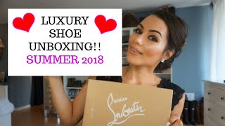 CHRISTIAN LOUBOUTIN UNBOXING MY PICKS FOR SUMMER 2018 [upl. by Lled]