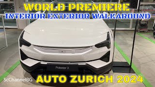 Polestar 3 2025 Interior And Exterior  Auto Zurich 2024 Switzerland [upl. by Amada]