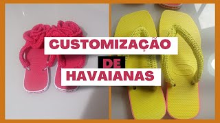 Como customizar havaianas [upl. by Wendel]