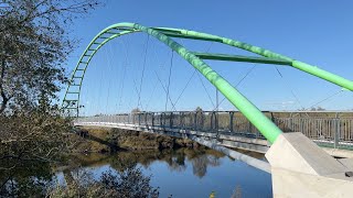 Waikato River Cycle Ride from Hamilton to Ngaruawahia  Te Awa River Trail [upl. by Herwin]