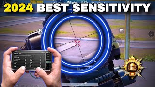 PUBG MOBILE SENSITIVITY SETTINGS 2024 🔥 COPY THIS NEW VERSION ☑️ [upl. by Hairacaz]