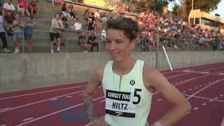 Nikki Hiltz Tunes Up For Olympics With Sunset Tour 800m Win Full Race [upl. by Feetal]