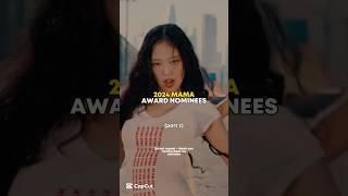 2024 MAMA NOMINEES  part two  kpop shorts viral fyp mama awards [upl. by Ahsas]