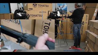 Tohatsu outboard motor MFS 6 hp [upl. by Narda987]