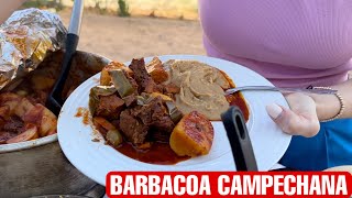 Barbacoa campechana de res y puerco  Capturando ideas [upl. by Aerda]