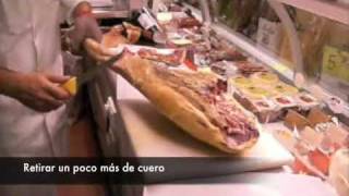 Cómo deshuesar un Jamón [upl. by Odlo]