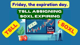 20241018 SOXL contract expiring TSLL getting assigned [upl. by Neerod]