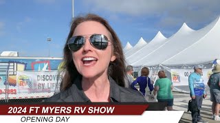 2024 Ft Myers RV Show Opening Day [upl. by Eiduam]