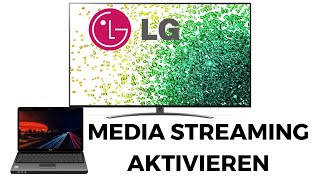 LG TV Media Streaming aktivieren [upl. by Abbie]