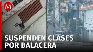 Instituciones educativas deciden suspender clases en Tuxpan por enfrentamientos [upl. by Golda]