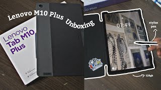 Unboxing Lenovo Tab M10 Plus 3rd gen [upl. by Enaerb716]