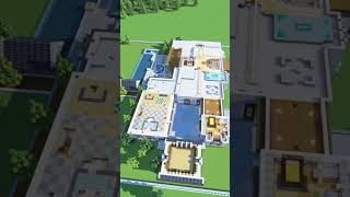 Minecraft Mega Mansion Timelapse minecraft house minecraftbuilding [upl. by Readus]