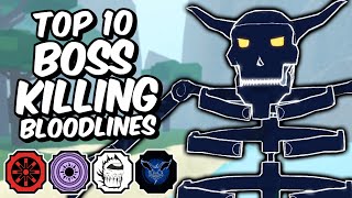 Top 10 BEST Shinobi Life 2 Bloodlines for NEW PVE [upl. by Schaefer]