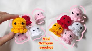 Tutorial Mini Amigurumi Crochet  Boneka gurita rajut bahasa Indonesia  Hellowin Eng sub [upl. by Yenots]