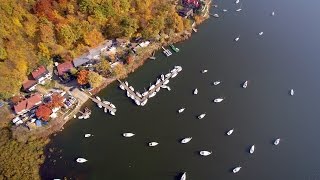 Jezioro Rożnowskie przystań Znamirowice Tęgoborze Małopolska Yuneec Q500 4K Camera Drone Review [upl. by Jacobina615]