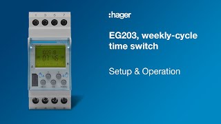 Tutorial The EG203 weeklycycle time switch [upl. by Jeff]