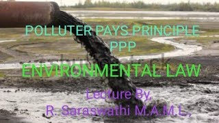 POLLUTER PAYS PRINCIPLE  ENVIRONMENTAL LAW  EXPLANATION IN TAMIL [upl. by Renba]