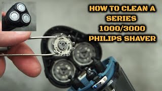 How to clean a Series 10003000 Philips Shaver [upl. by Teragram]