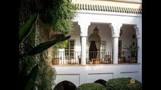 Quick tour of a stunning Riad in Marrakech [upl. by Aliahs]