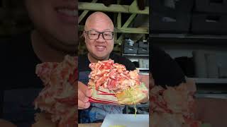 The BIGGEST lobster roll ever at Joe Fish in North Andover Massachusetts [upl. by Analra683]