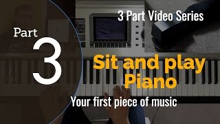 Learn Piano For Beginners Both hands together  Sit and play piano in 7 days PART 3 [upl. by Milde]