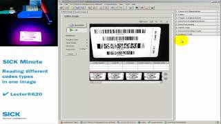 Reading different code types in one image with LECTOR®620 from SICK  SICK AG [upl. by Coralie325]