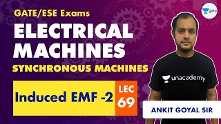 Electrical Machines Synchronous Machines  Lec 69  Induced EMF  2  GATEESE Electrical Engg [upl. by Ihana]