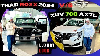 THAR ROXX vs XUV 7OO🇮🇳  TEST DRIVE  NEW MAHINDRA XUV700 AX7L 2024  Petrol and Diesel Version [upl. by Rovner]