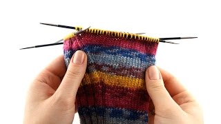 How to Knit Toeup Socks 3 Gusset [upl. by Nanreik289]