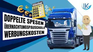 Doppelte Spesen Übernachtungspauschale Wir klären auf [upl. by Pauletta]