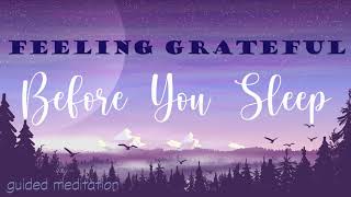 Feeling Grateful Before You Sleep 10 Minute Guided Meditation [upl. by Marlette]