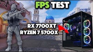 CS2 RX 7700xt Ryzen 7 5700x  Fps Test [upl. by Janaya]