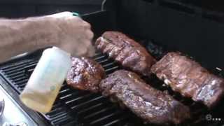 Setup for Grilling Ribs on a Gas Grill [upl. by Salahi890]