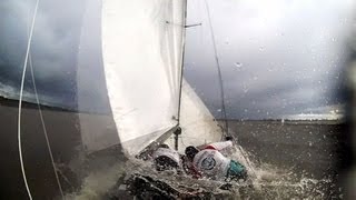 Capsizing with the Flying Dutchman  minimizing faults with the help of a MINOX video cam [upl. by Navillus412]