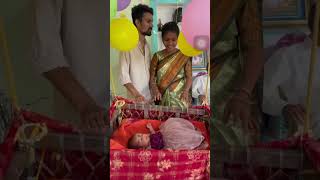 Cradle Ceremony in Village babygirlforlife babyreels baby babygirl [upl. by Ecneret]