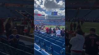 Buffalo Bills pregame snag by kid [upl. by Kathryne]