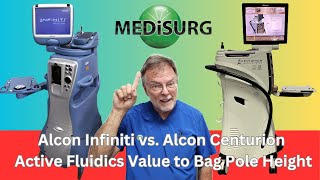 Alcon Infiniti vs Alcon Centurion  Active Fluidics Value to Bag Pole Height [upl. by Oirrad529]