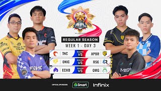 🔴LIVE  MPL PH S13  ENGLISHWeek1 Day 3 [upl. by Notyad]