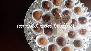 How to make oreo coconut truffle recipe [upl. by Aiceila]