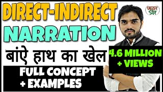 Direct and Indirect Speech in English Grammar  Narration in English Grammar  ChangesRulesConcept [upl. by Soutor]