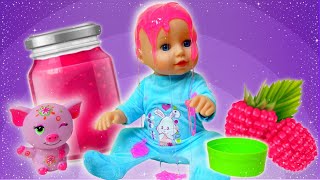 Baby Annabell doll lost her toy Baby alive doll amp baby born doll videos for kids Dolls clothes [upl. by Arihsa]